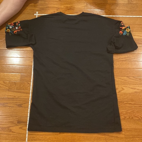 Long, puff sleeve sweatshirt top/dress/tunic style top - Picture 7 of 7